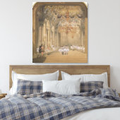 De Foyer van de Opera tijdens het interval Canvas Afdruk (Insitu (Slaapkamer))