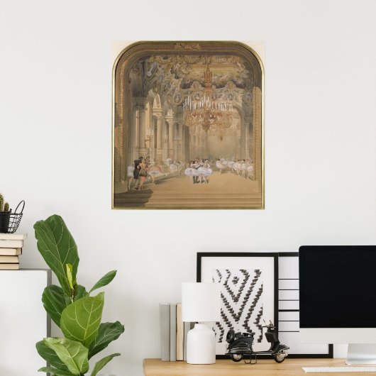 De Foyer van de Opera tijdens het interval Poster (Thuiskantoor)