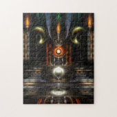 De fractale kunst van de troonzaal legpuzzel (Verticaal)