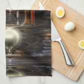 De fractale kunst van de troonzaal theedoek (Quarter Fold)