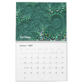 De fractale kunst van Shelli Fitzpatrick Vol. Kalender (Jan 2027)