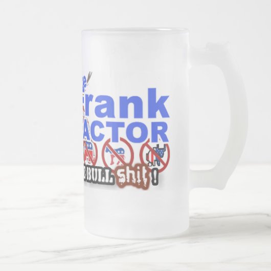 De Frank Factor's Big Fat Glass.. Mok (Rechts)