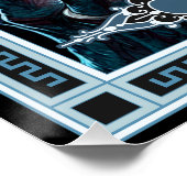 De Frankensteins Monster Tarot Kaart Perfect Poster (Hoek)