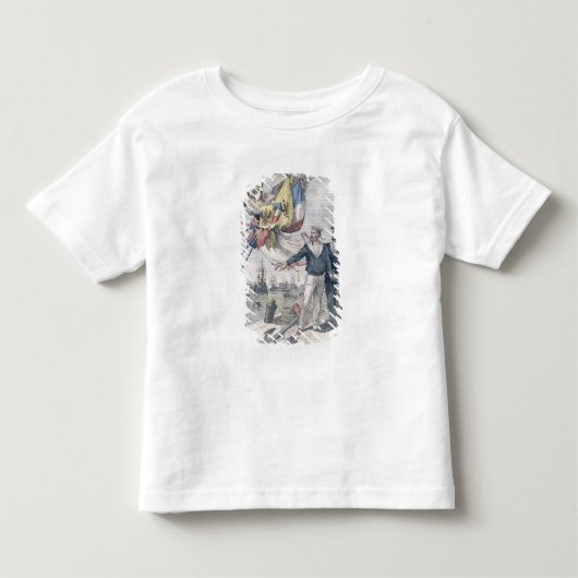 De Frans-Russische Entente Kinder Shirts (Voorkant)