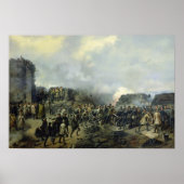 De Frans-Russische strijd in Malakhov Kurgan Poster (Voorkant)