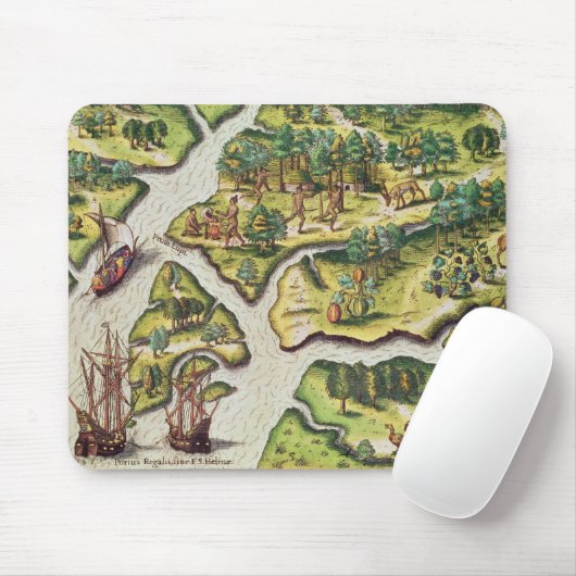 De Franse aantocht in Port Royal Muismat (Met muis)