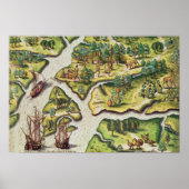 De Franse aantocht in Port Royal Poster (Voorkant)