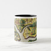 De Franse aantocht in Port Royal Tweekleurige Koffiemok (Center)