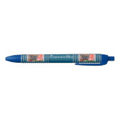 De Franse Blauwe gepersonaliseerde pen van de (Bodem)