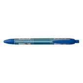 De Franse Blauwe gepersonaliseerde pen van de (Achterkant)