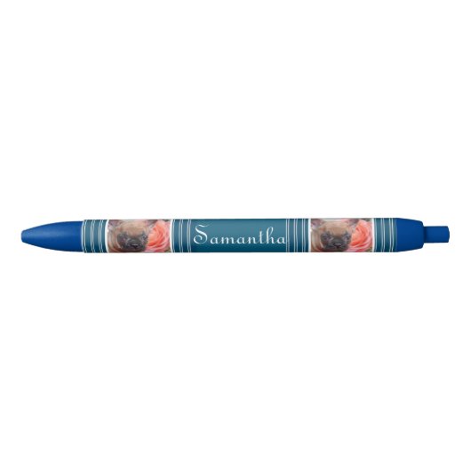 De Franse Blauwe gepersonaliseerde pen van de (Voorkant)
