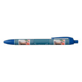 De Franse Blauwe gepersonaliseerde pen van de (Bovenkant)