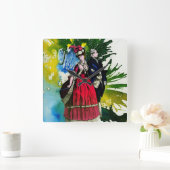 De Franse Bourbons van Michael Moffa Vierkante Klok (Huis)