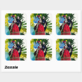 De Franse Bourbons van Michael Moffa Vierkante Sticker (Vel)