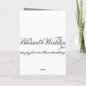 De Franse bruiloft van Parijs is de datum Aankondiging (Achterkant)