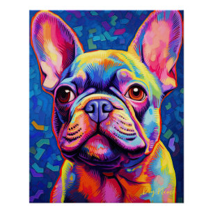De Franse Bulldog Dog 004 - Zetton Ziana Perfect Poster