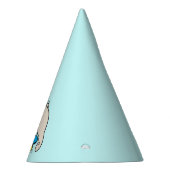 De Franse Bulldog in een Skateboard Happy Birthday Feesthoedjes (Rechts)