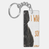 De Franse Bulldog wordt wakker naast iemand die va Sleutelhanger (Voorkant Links)