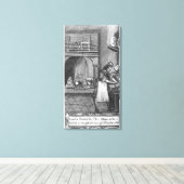 De Franse cook van La Varenne Canvas Afdruk (Insitu (Houten vloer))