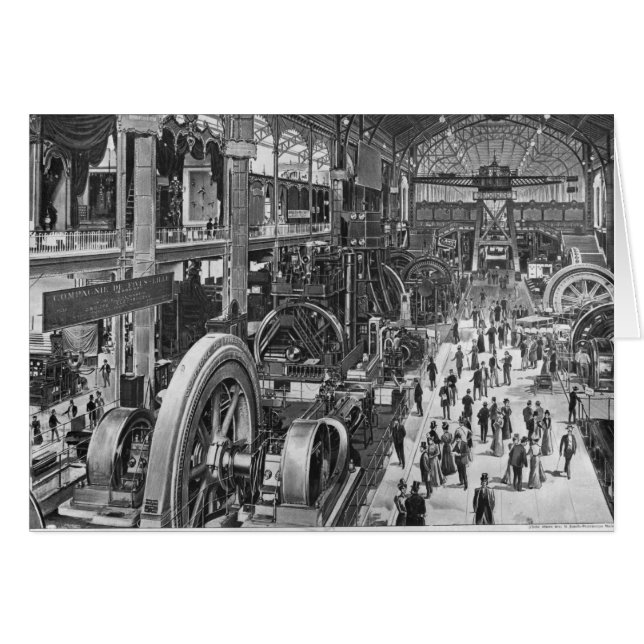 De Franse galerij voor elektrische machines (Voorkant Horizontaal)