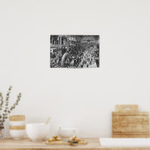 De Franse galerij voor elektrische machines Poster (Keuken)