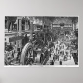 De Franse galerij voor elektrische machines Poster (Voorkant)