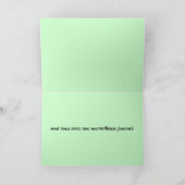 De Franse Gelukkige Kaart van de Verjaardag (Binnen)