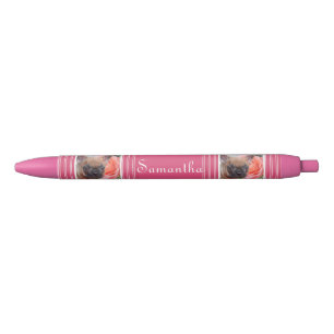 De Franse gepersonaliseerde pen van de Buldog Roze
