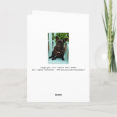 De Franse Grappige Kaart van de Verjaardag van de (Achterkant)