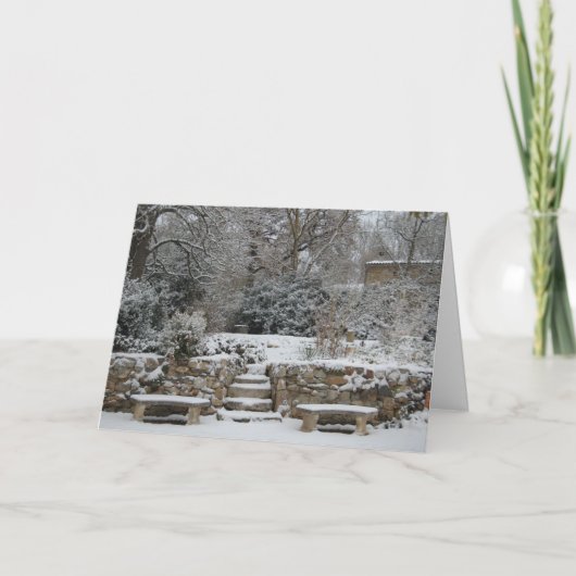 De Franse Groeten van Seizoenen Feestdagen Kaart (Voorkant)