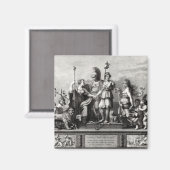 De Franse grondwet Magneet (Voorkant / Achterkant)