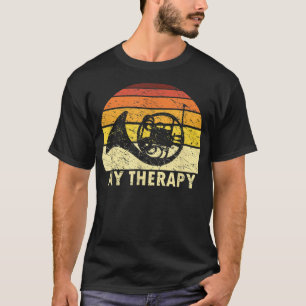 De Franse horn is mijn therapie, de Franse hornspe T-shirt