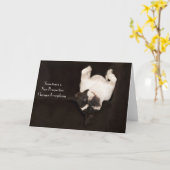 De Franse Kaart van de Aanmoediging van de Buldog (Gele Bloem)