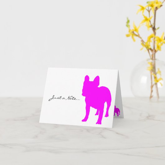 De Franse Kaart van de Nota van de Buldog (Gele Bloem)