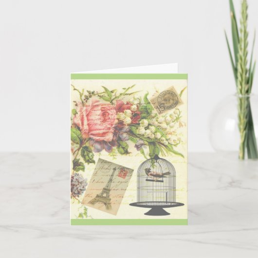 De Franse Kaart van de Nota van Parijs van het (Voorkant)