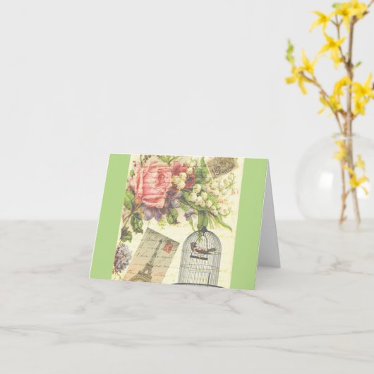 De Franse Kaart van de Nota van Parijs van het (Gele Bloem)