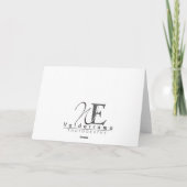 De Franse Kaart van de Valentijnsdag van de Buldog (Achterkant)