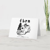 De Franse Kaart van Pasen van de Buldog! (Achterkant)