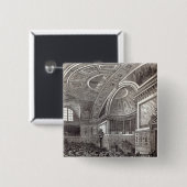 De Franse Kamer van Koophandel Vierkante Button 5,1 Cm (Voorkant /achterkant)