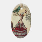 De Franse koningin Marie Antoinette (Parijs) Keramisch Ornament (Rechts)