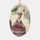 De Franse koningin Marie Antoinette (Parijs) Keramisch Ornament (Links)