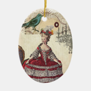 De Franse koningin Marie Antoinette (Parijs) Keramisch Ornament