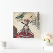 De Franse koningin Marie Antoinette (Parijs) Vierkante Klok (Huis)