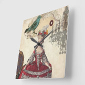 De Franse koningin Marie Antoinette (Parijs) Vierkante Klok (Hoek)