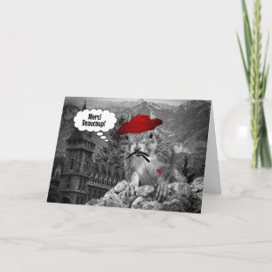 De Franse Kunstenaar Merci Beaucoup van de Bedankkaart