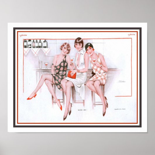 De Franse lappers van Le Sourire 1920 Poster (Voorkant)