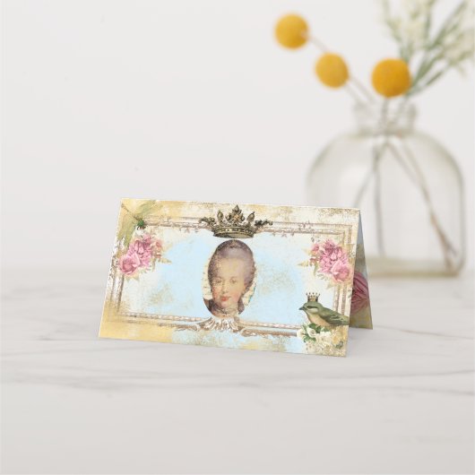 De franse Marie Antoinette inspireerde de shabby b Plaatskaartje (Achterkant)