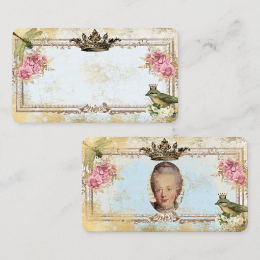 De franse Marie Antoinette inspireerde de shabby b Plaatskaartje (Voorkant / Achterkant)
