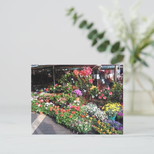 de franse markt in Nice Briefkaart (Staand voorkant)