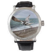 De Franse meeuw van Etretat Horloge (Voorkant)